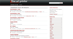 Desktop Screenshot of forum.fineartprinter.de